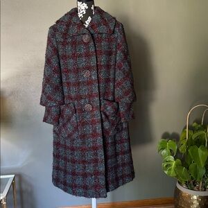 Black's Multicolor Vintage Tweed Coat